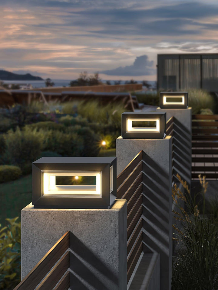 Light Cube Outdoor Post Light - Vakkerlight