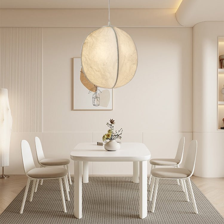 Lilian Silk Sphere Pendant Lamp - Vakkerlight