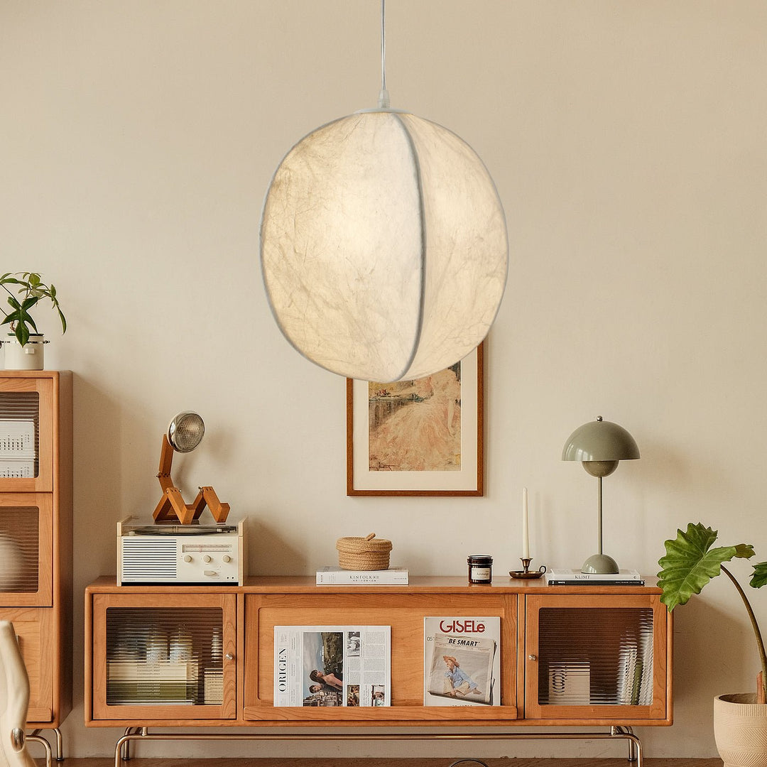 Lilian Silk Sphere Pendant Lamp - Vakkerlight