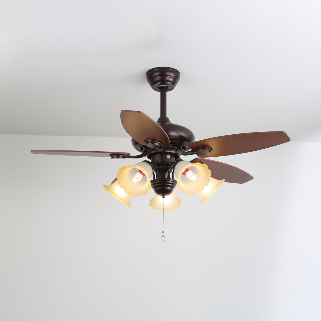 Lily Bloom Ceiling Fan Light - Vakkerlight