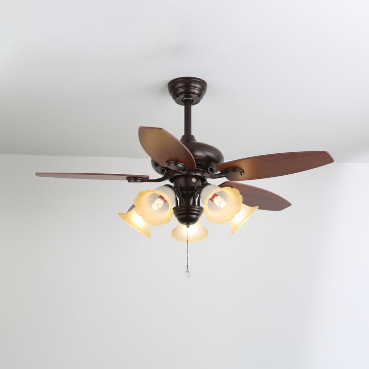 Lily Bloom Ceiling Fan Light - Vakkerlight