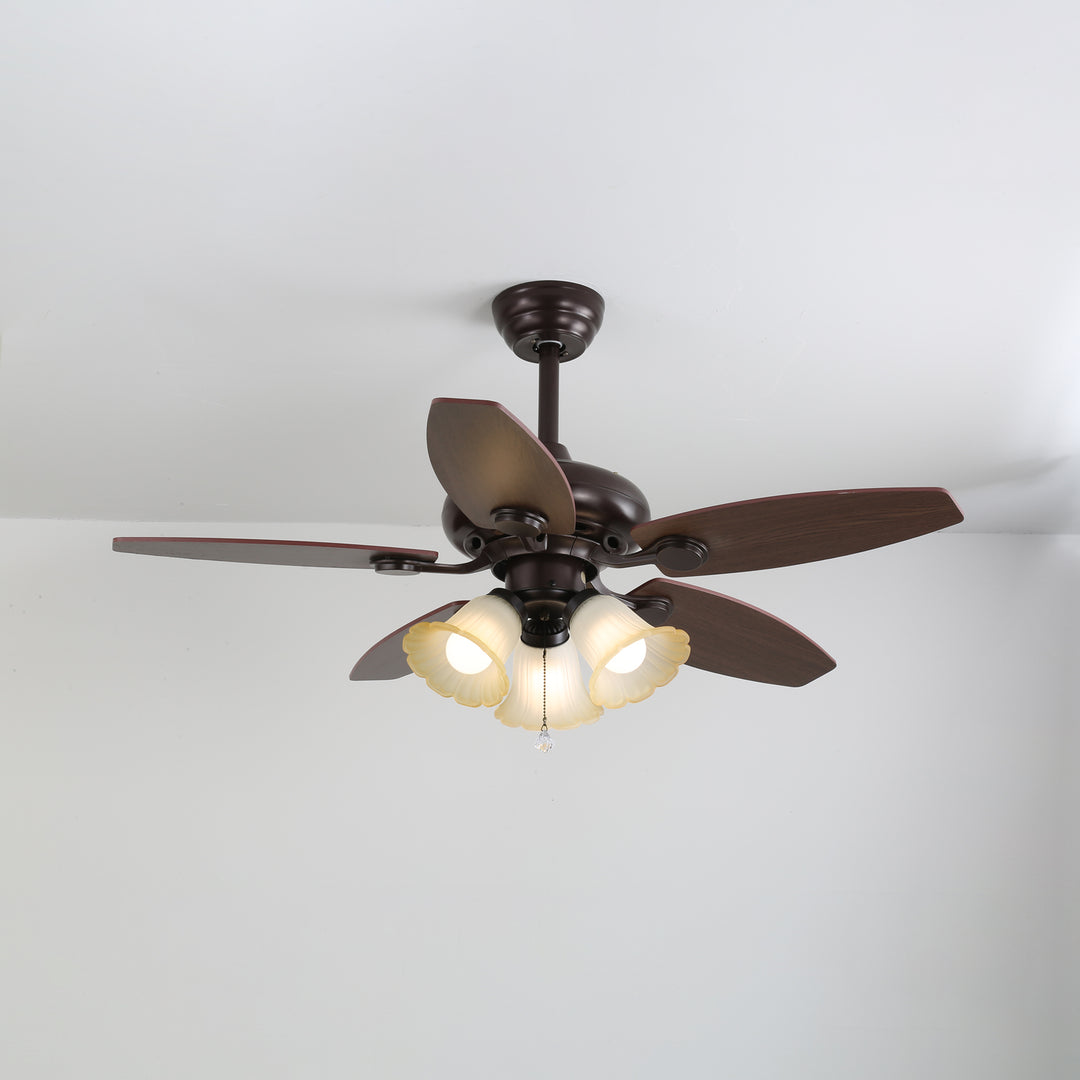 Lily Bloom Ceiling Fan Light - Vakkerlight