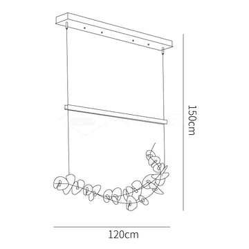 Lily LED Hanglamp — Dimension drawings 1