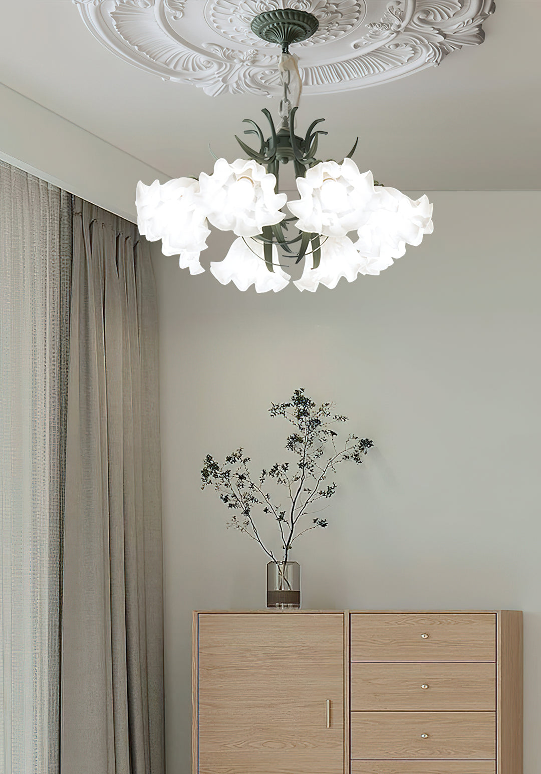 Lily of the Valley Flower Chandelier - Vakkerlight