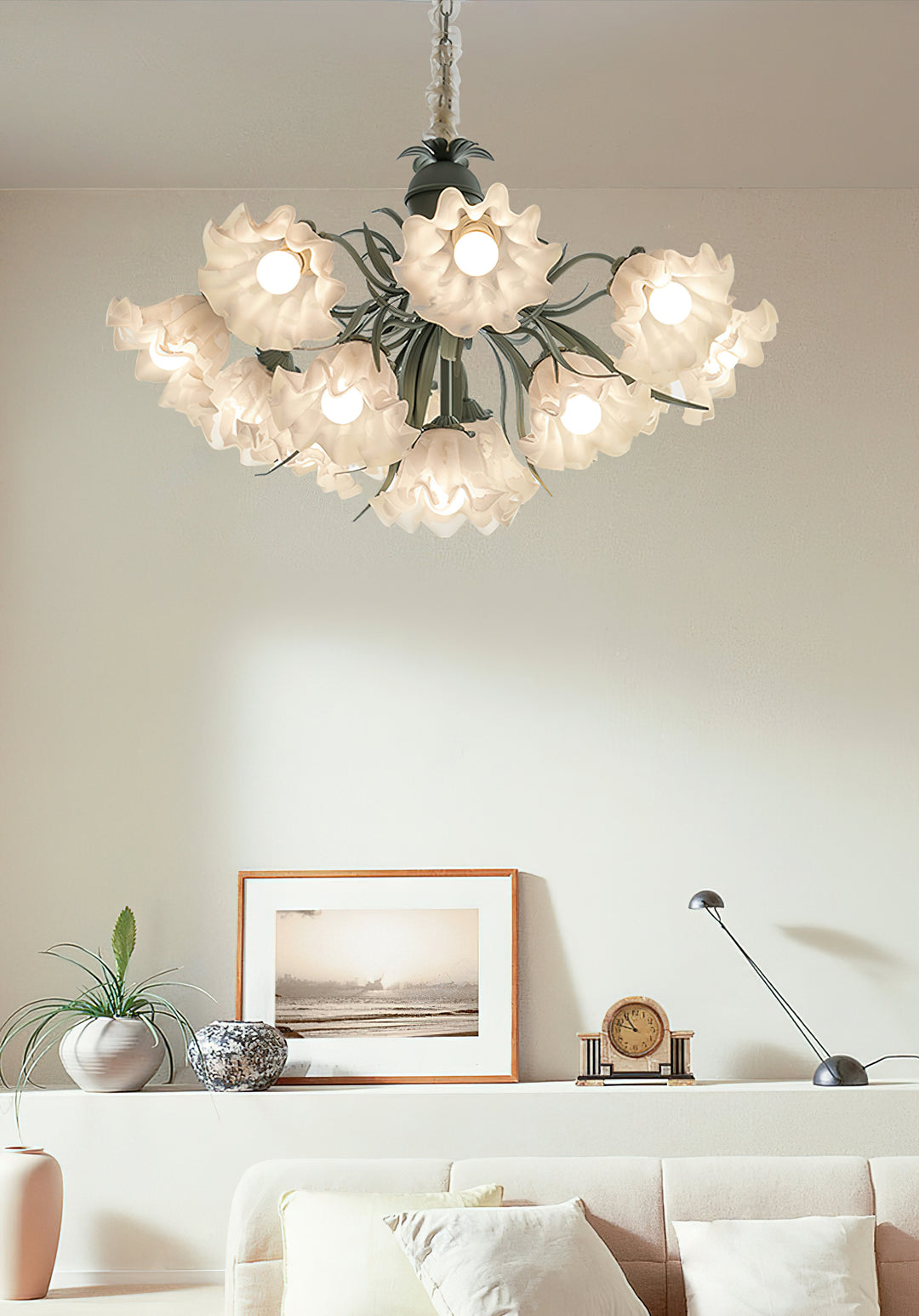 Lily of the Valley Flower Chandelier - Vakkerlight