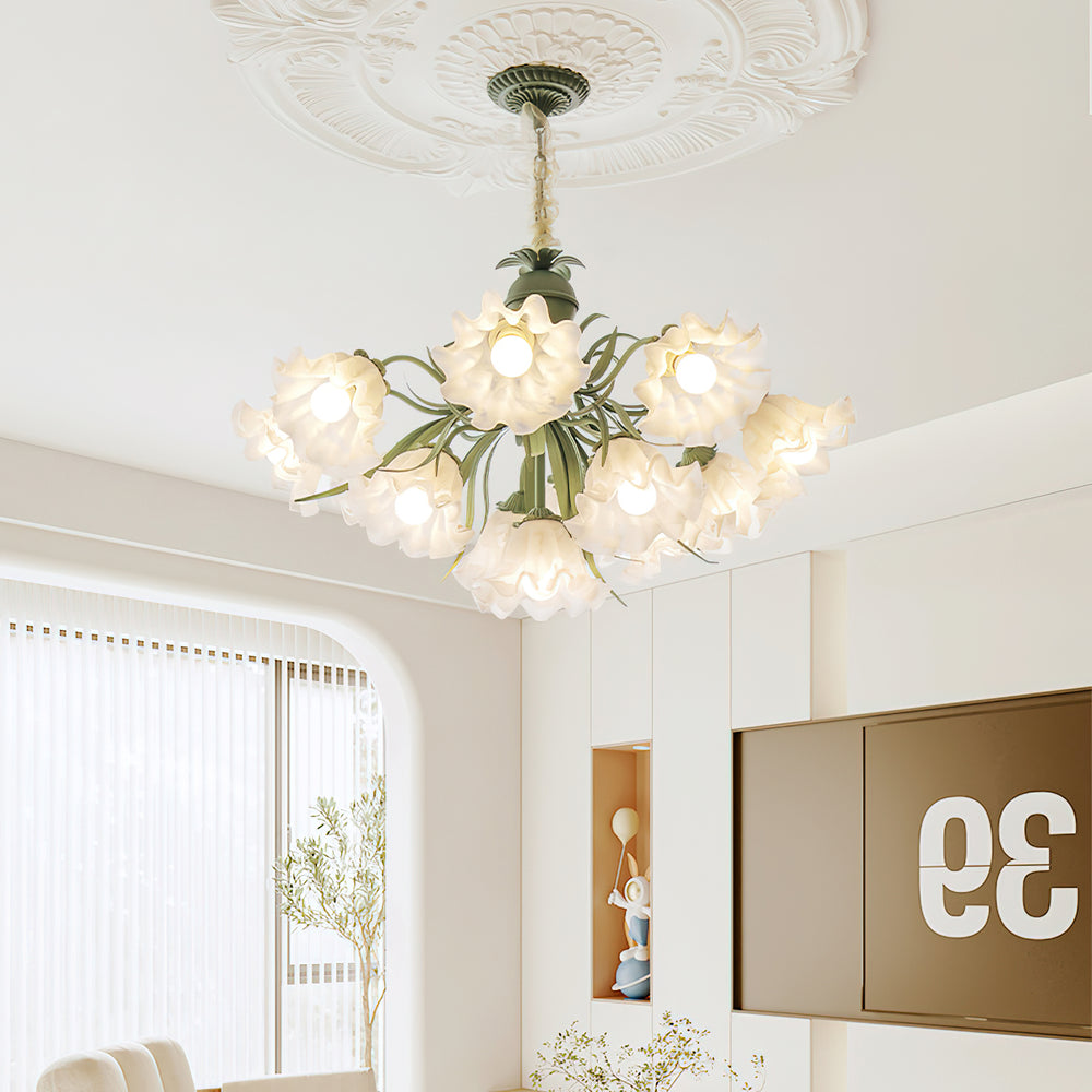 Lily of the Valley Flower Chandelier - Vakkerlight