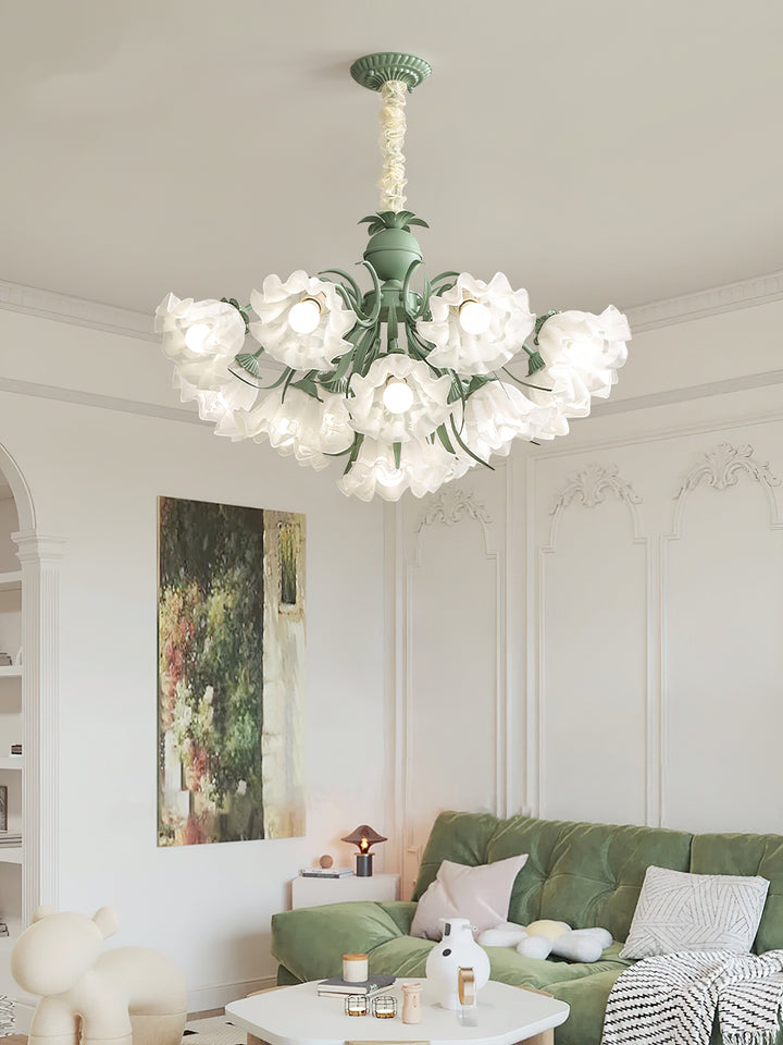 Lily of the Valley Flower Chandelier - Vakkerlight