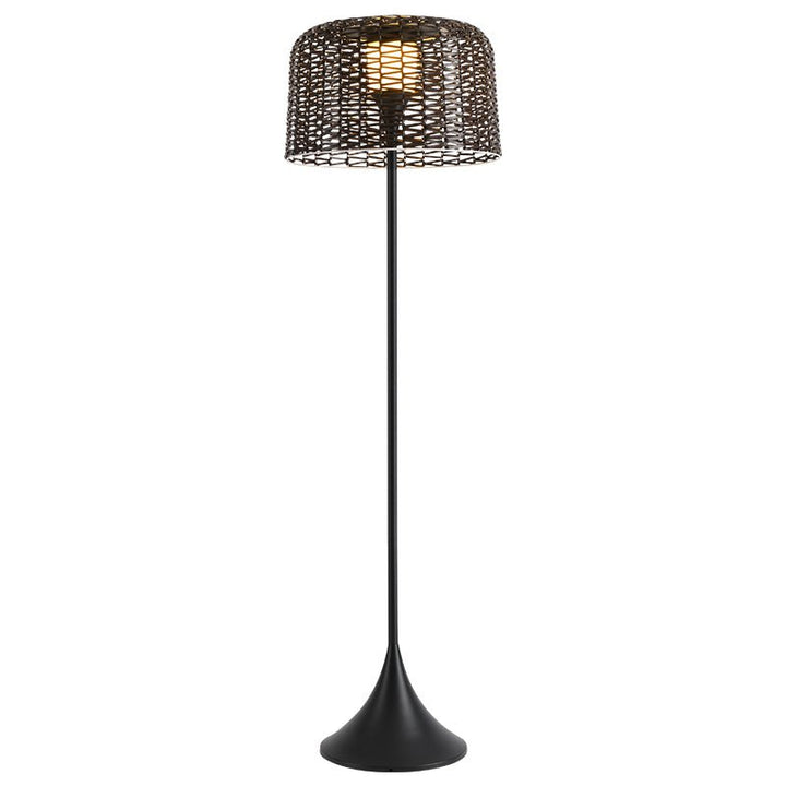 Callum Woven Solar Floor Lamp - Vakkerlight