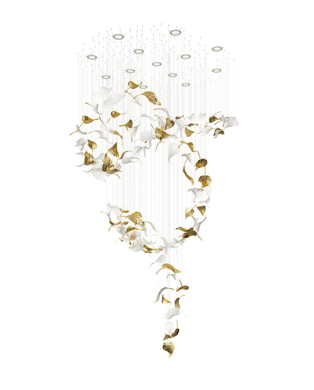 Linden Leaves Chandelier - Vakkerlight