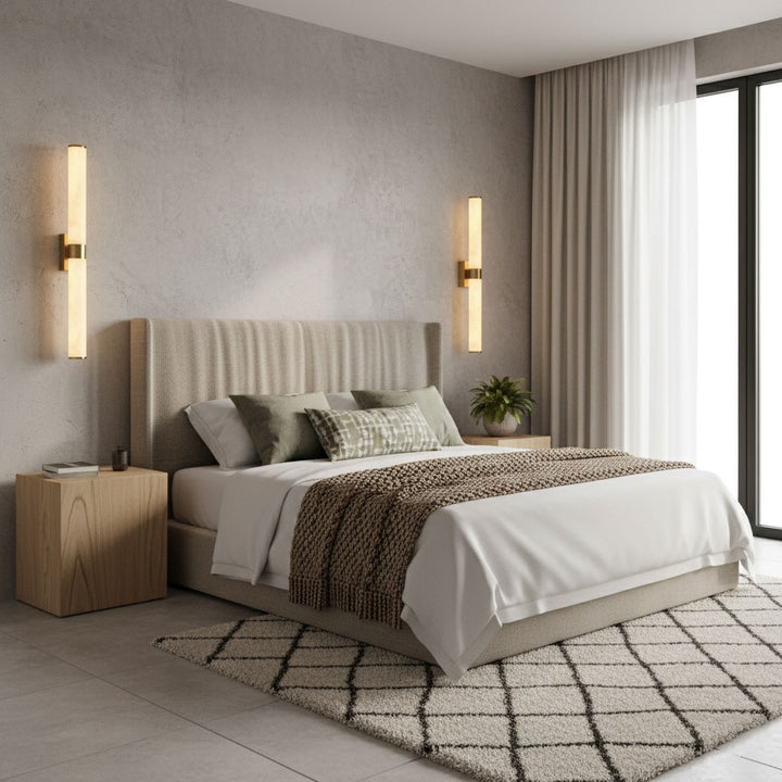 Line Alabaster Wall Light - Vakkerlight