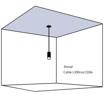 Line Form Pendant light – detail 18 — Dimension drawings 1