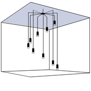 Wireflow vrije vorm hanglamp