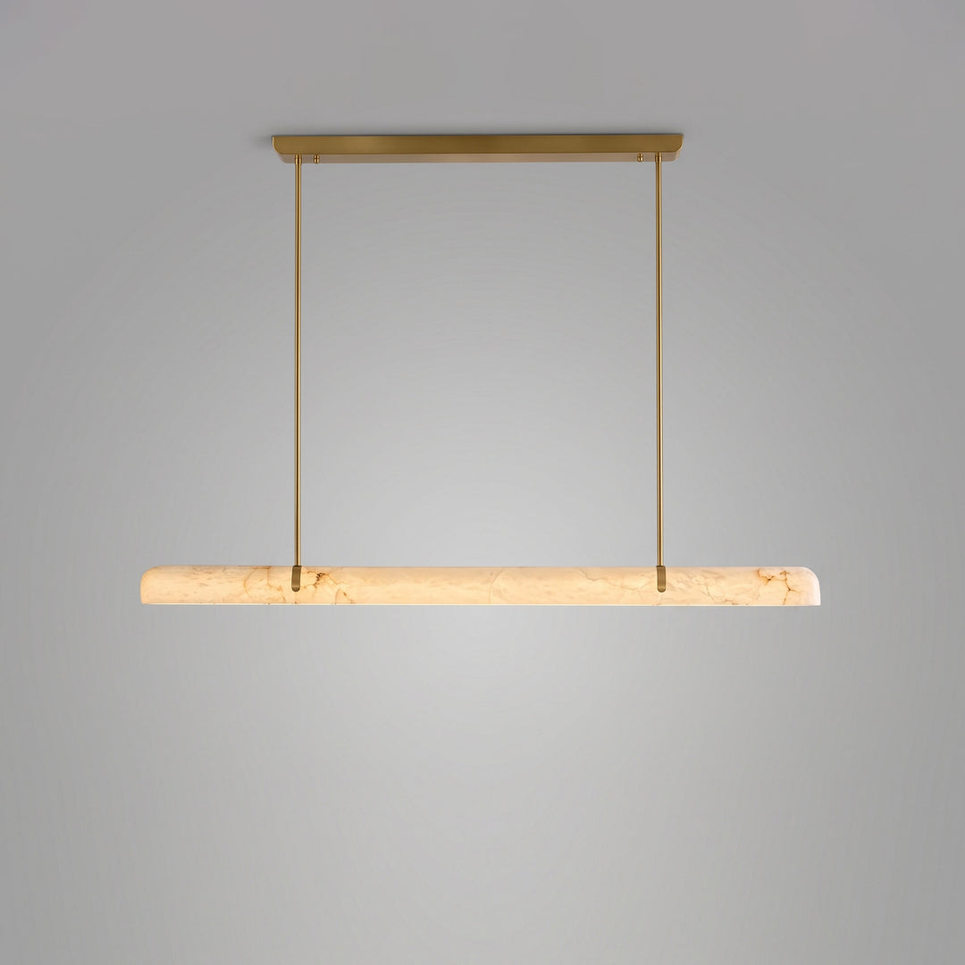 Linear Alabaster Chandelier