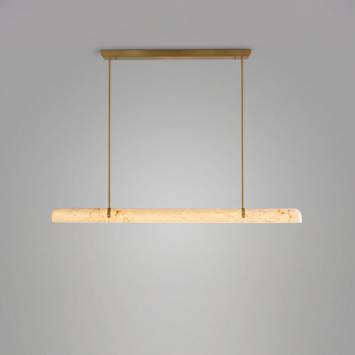 Linear Alabaster Chandelier
