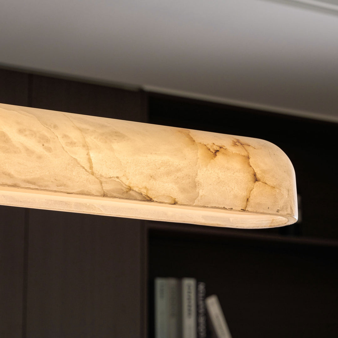 Linear Alabaster Chandelier