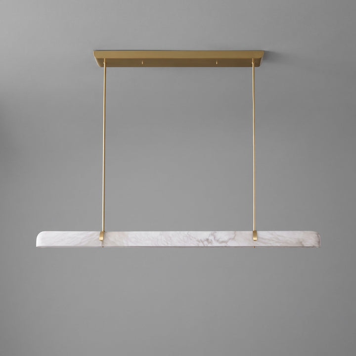 Linear Alabaster Chandelier