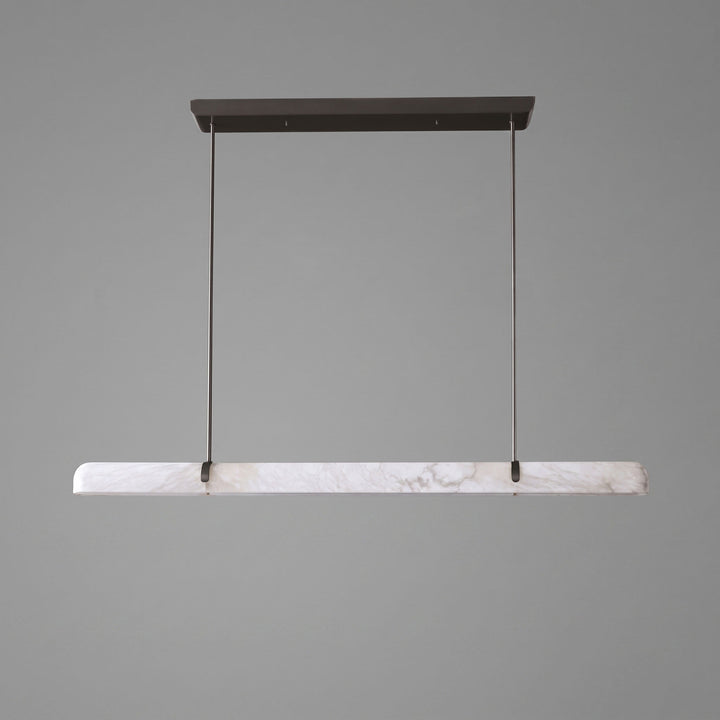 Linear Alabaster Chandelier