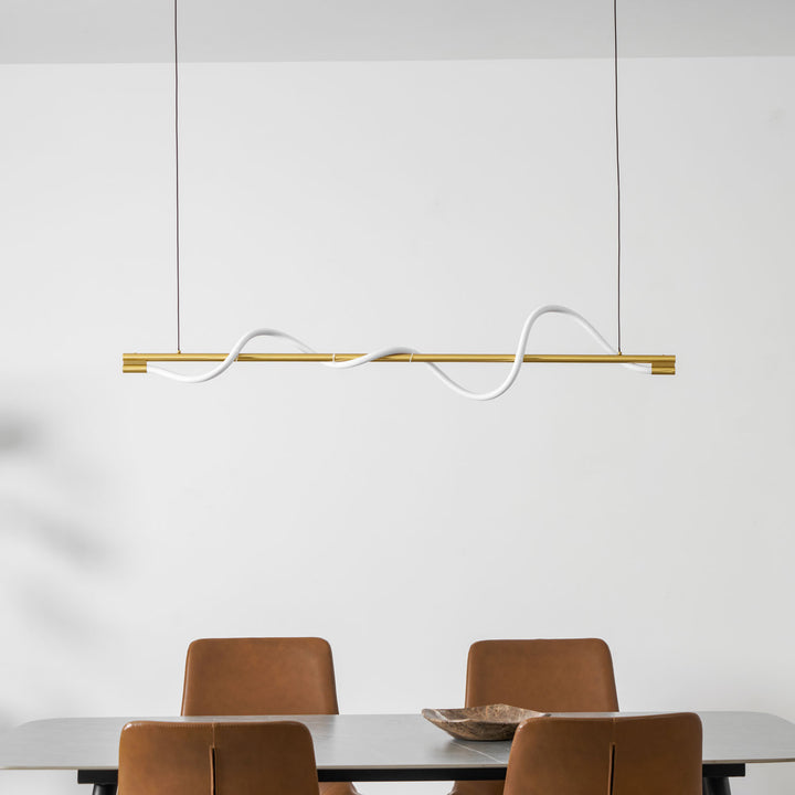 Linear Curve Island Pendant Lamp - Vakkerlight