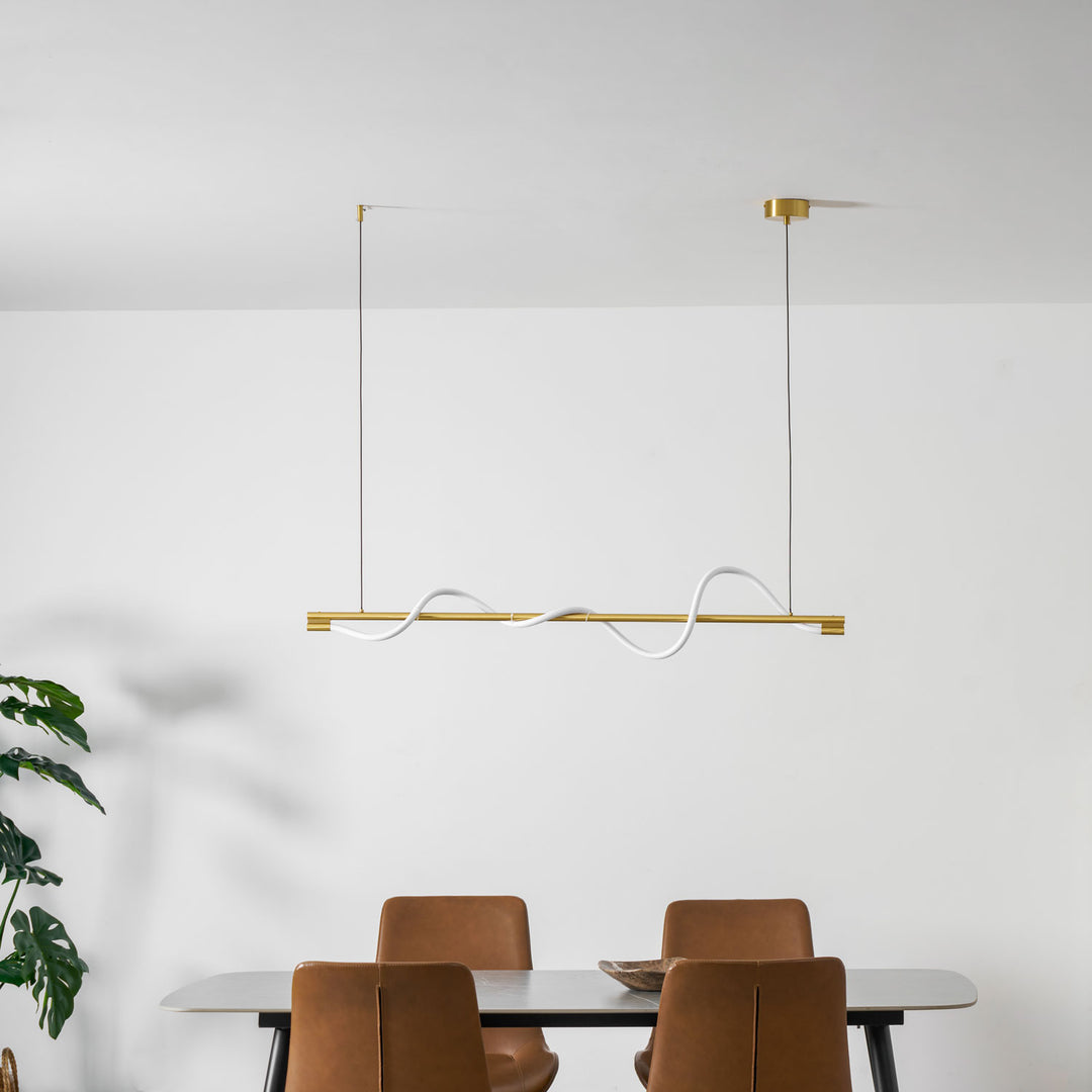 Linear Curve Island Pendant Lamp - Vakkerlight