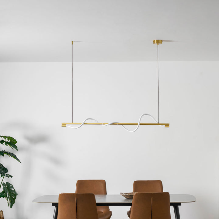 Linear Curve Island Pendant Lamp - Vakkerlight