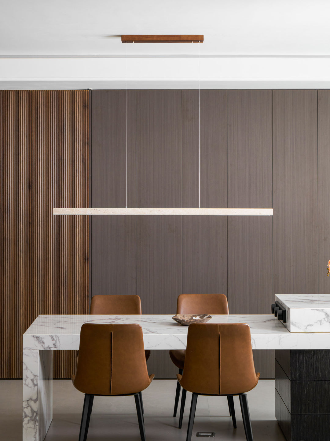 Linear Travertine Pendant Lamp - Vakkerlight