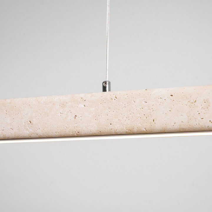 Linear Travertine Pendant Lamp - Vakkerlight