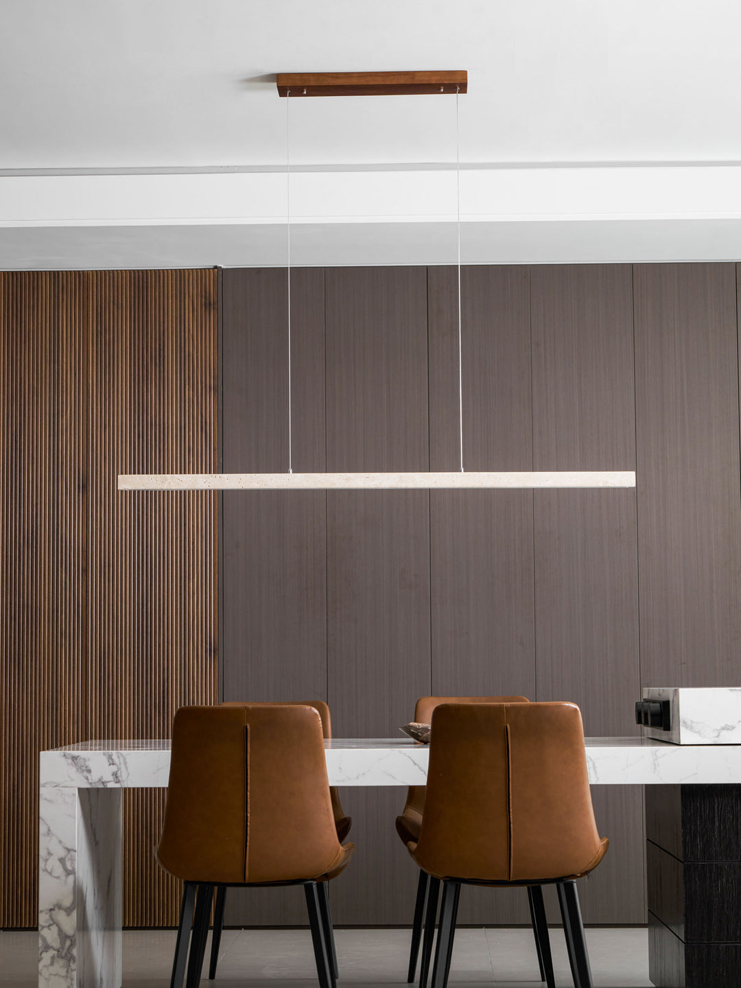 Linear Travertine Pendant Lamp - Vakkerlight
