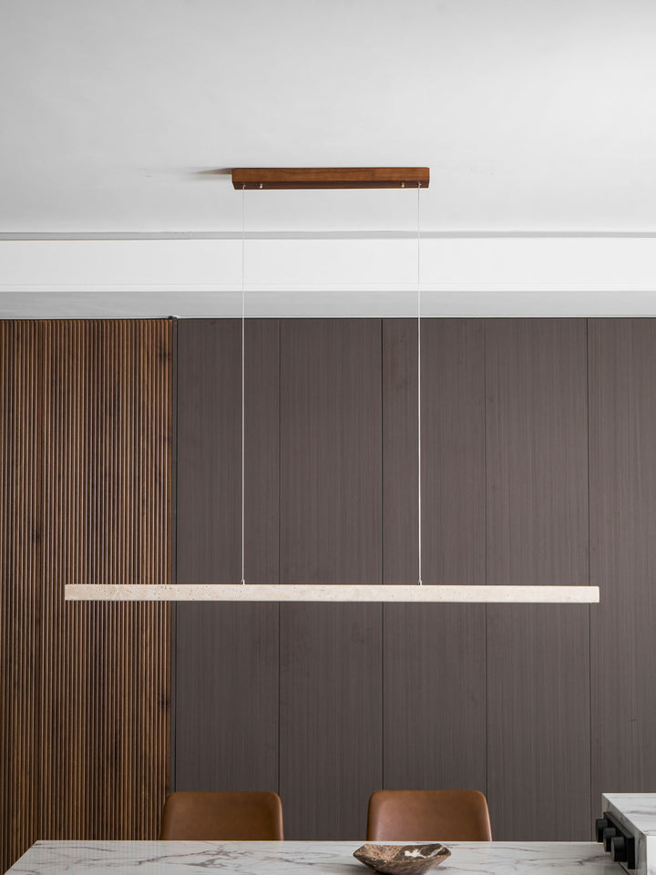 Linear Travertine Pendant Lamp - Vakkerlight