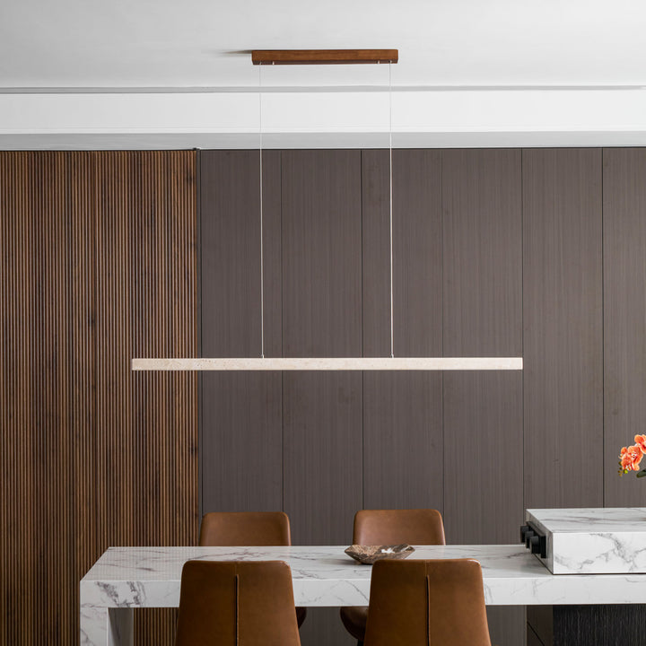 Linear Travertine Pendant Lamp - Vakkerlight