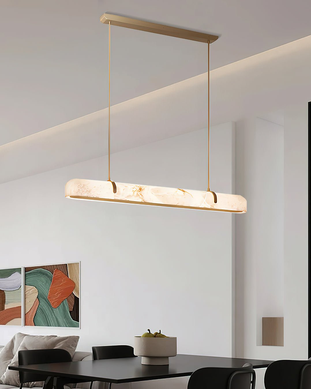 Linear Alabaster Chandelier - Vakkerlight