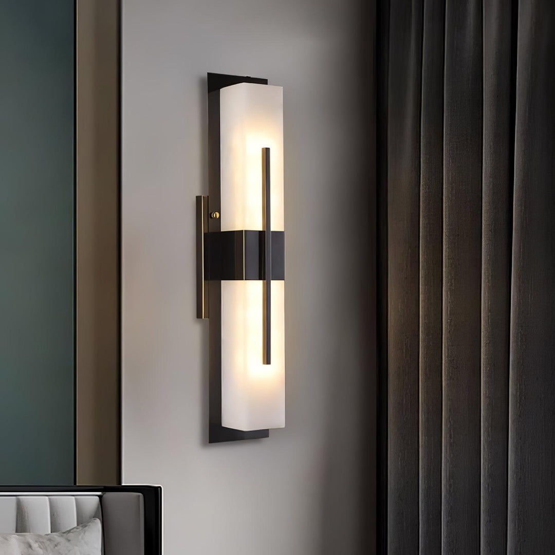 Linear Alabaster Outdoor Wall Light – detail 2