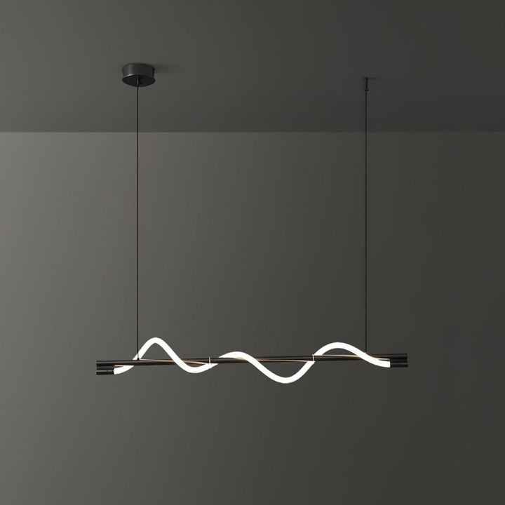 Linear Curve Island Pendant Lamp - Vakkerlight