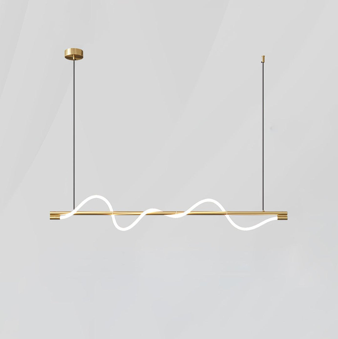 Linear Curve Island Pendant Lamp - Vakkerlight