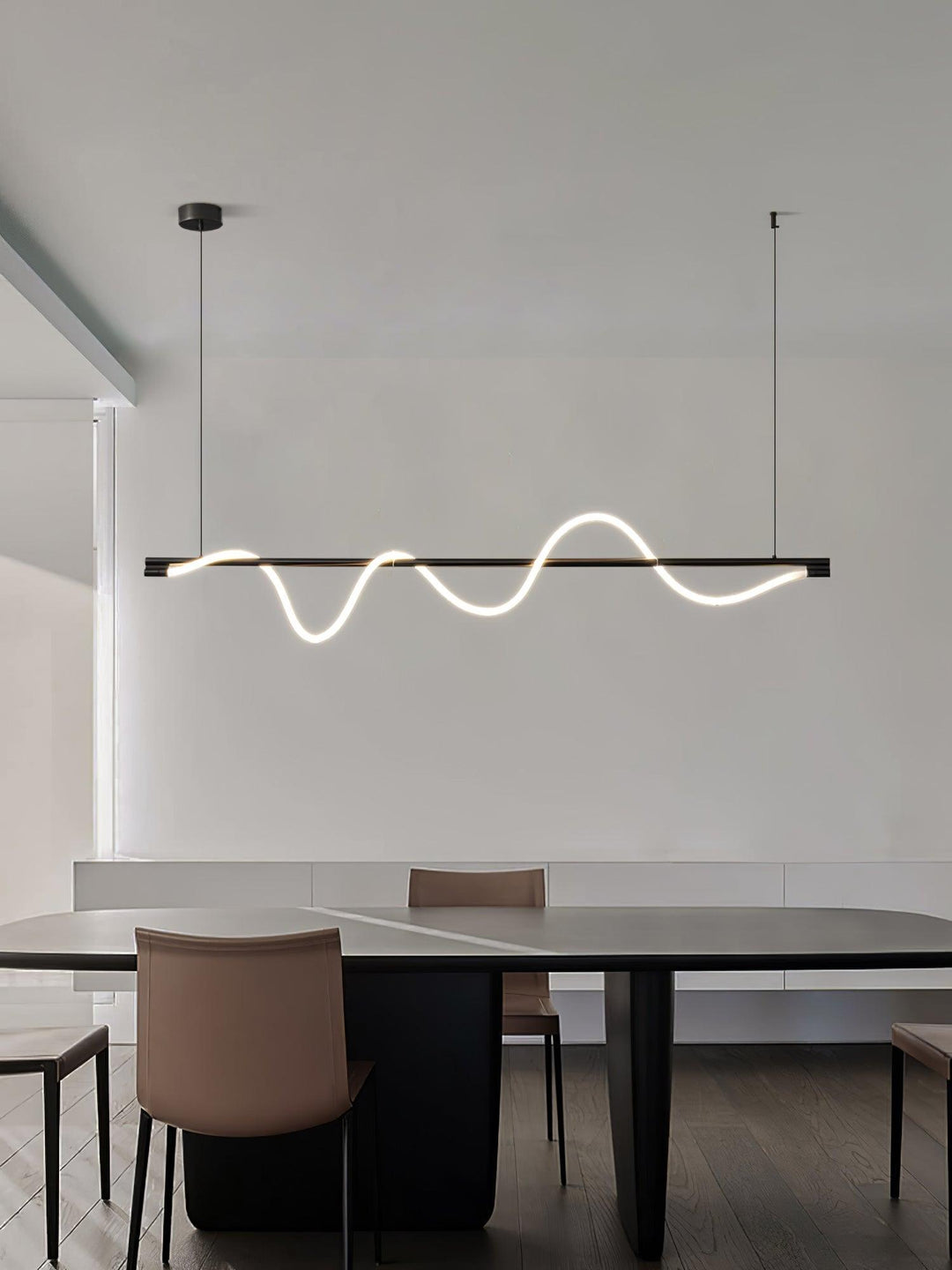 Linear Curve Island Pendant Lamp - Vakkerlight