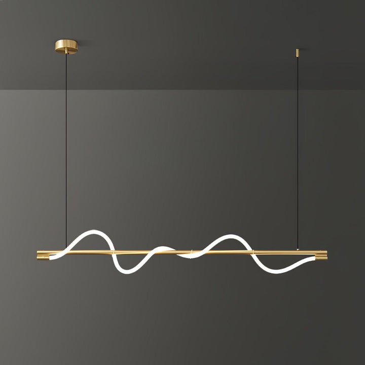 Linear Curve Island Pendant Lamp - Vakkerlight