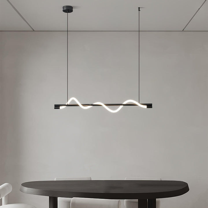 Linear Curve Island Pendant Lamp - Vakkerlight