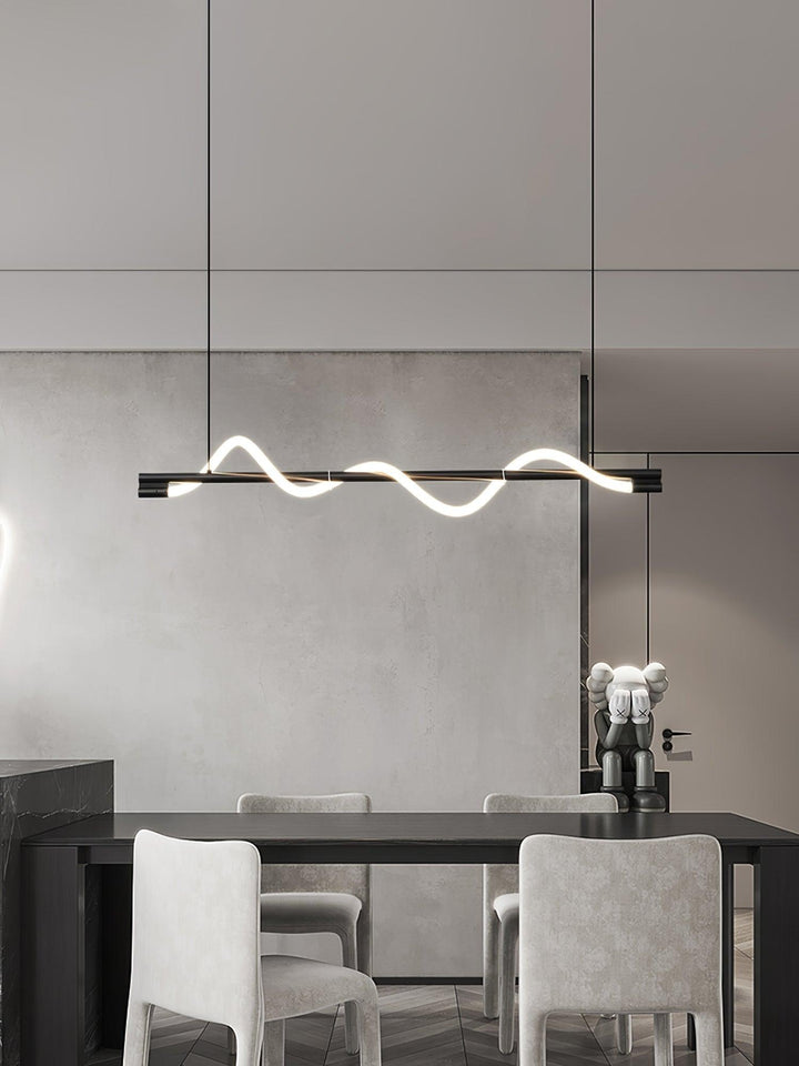 Linear Curve Island Pendant Lamp - Vakkerlight