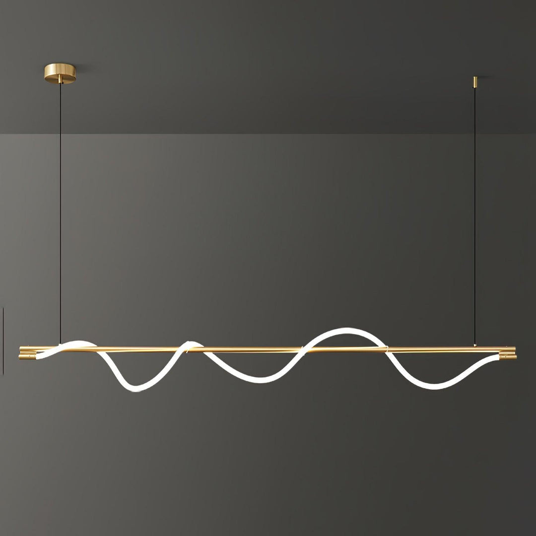 Linear Curve Island Pendant Lamp - Vakkerlight