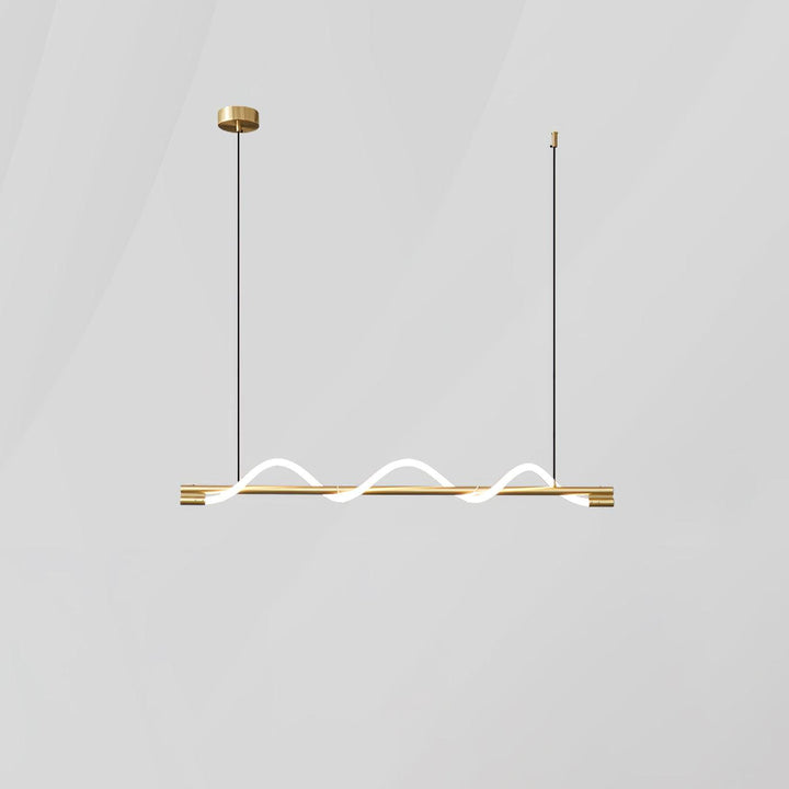 Linear Curve Island Pendant Lamp - Vakkerlight