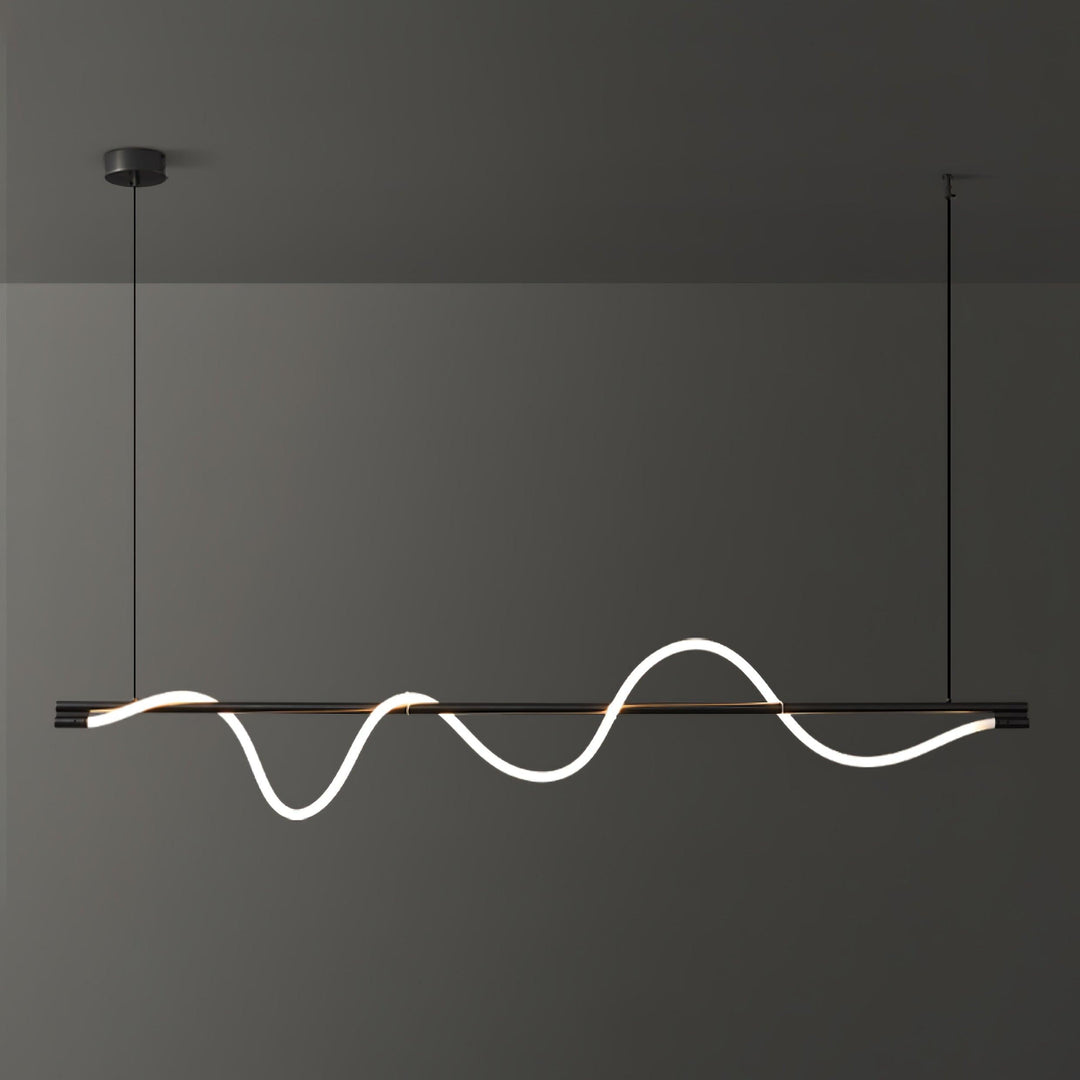 Linear Curve Island Pendant Lamp - Vakkerlight