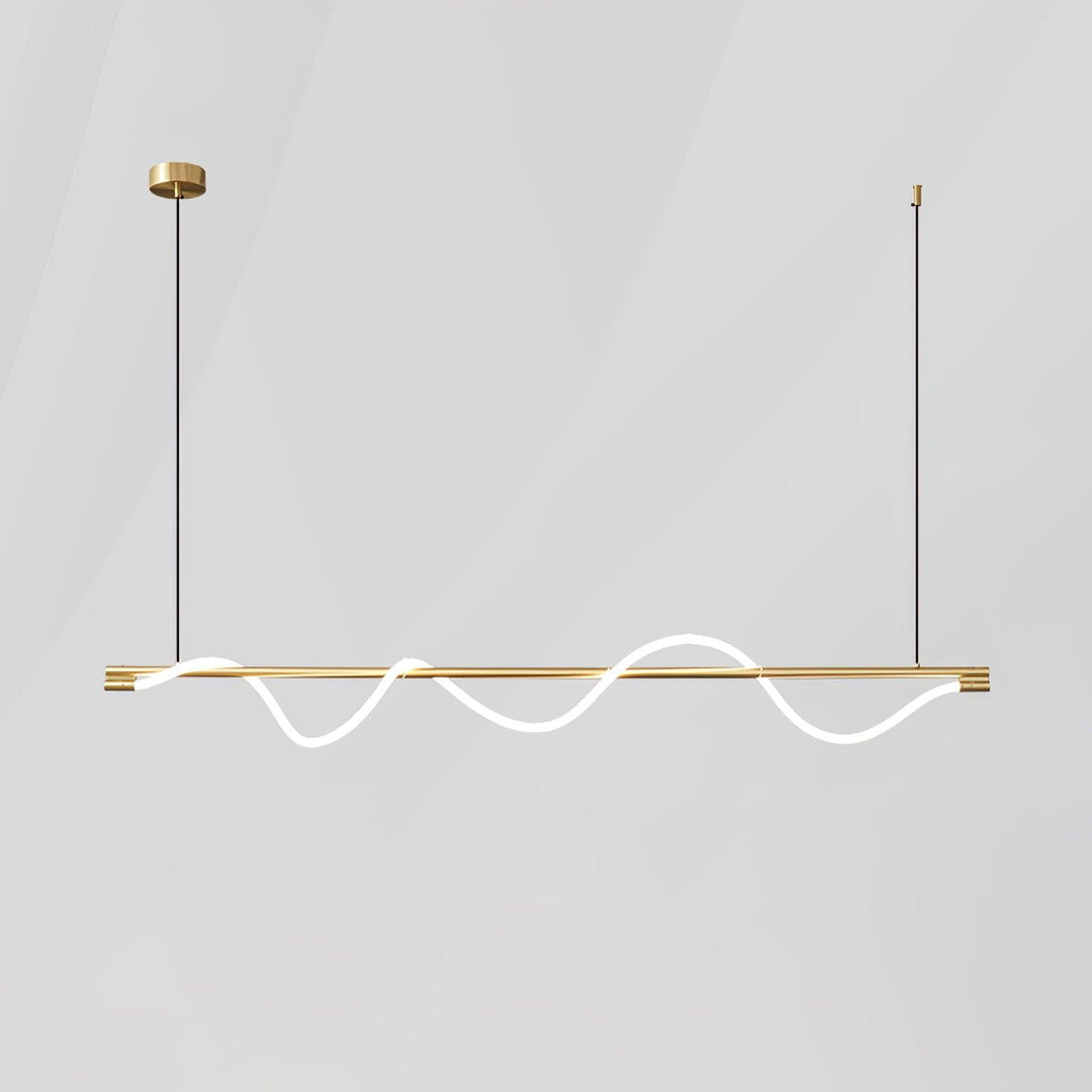 Linear Curve Island Pendant Lamp - Vakkerlight