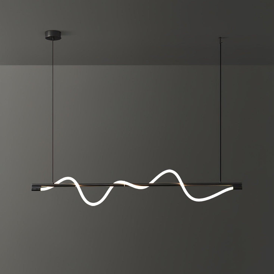 Linear Curve Island Pendant Lamp - Vakkerlight