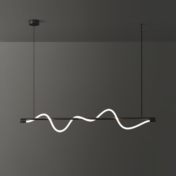 Linear Curve Island Pendant Lamp - Vakkerlight