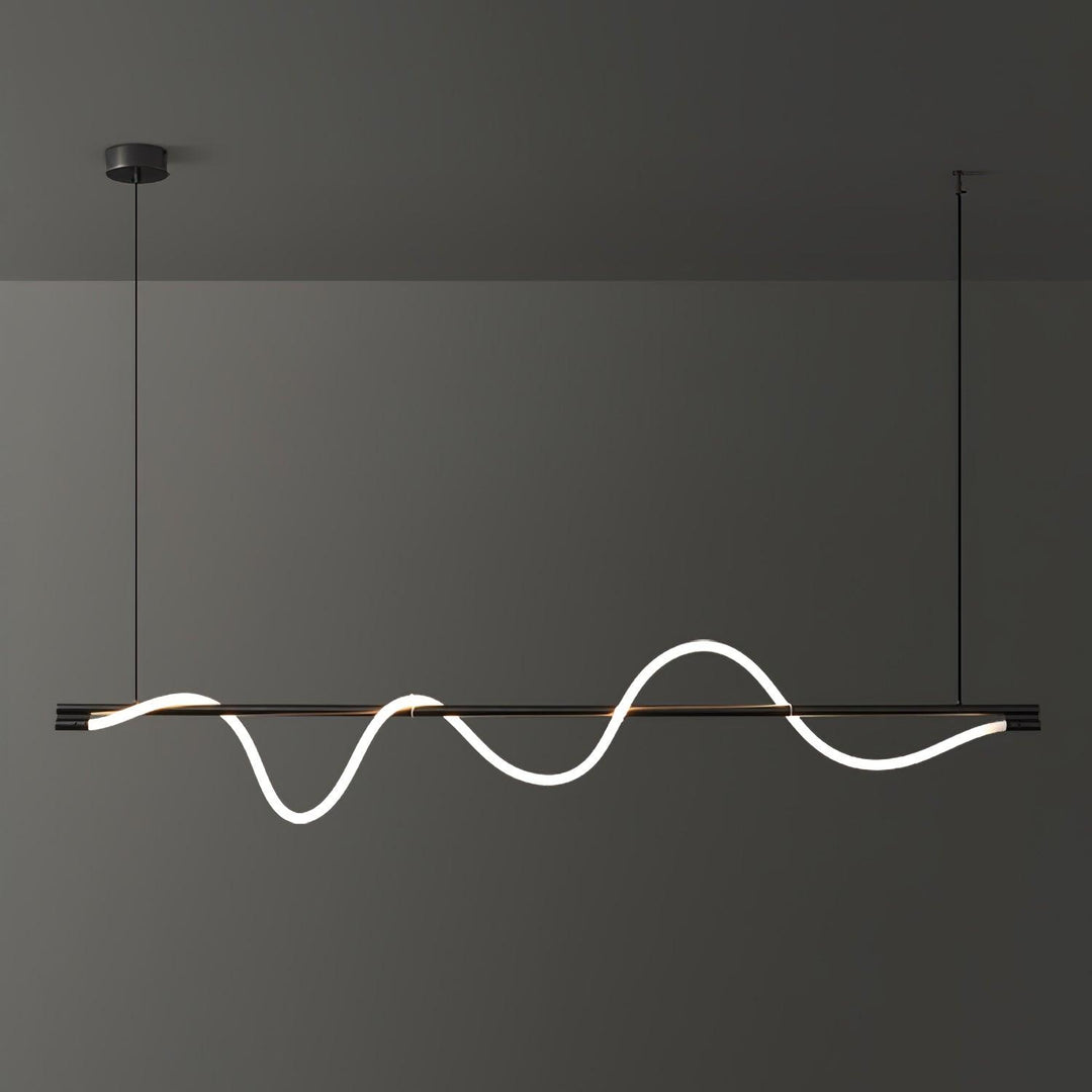 Linear Curve Island Pendant Lamp - Vakkerlight