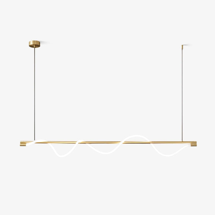 Linear Curve Island Pendant Lamp - Vakkerlight