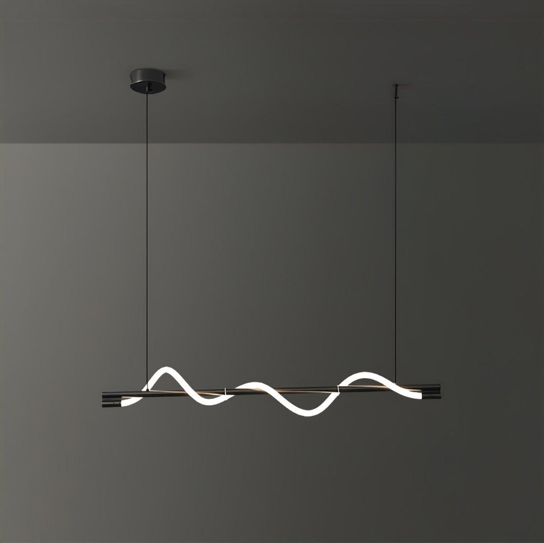 Linear Curve Island Pendant Lamp - Vakkerlight