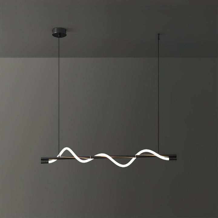 Linear Curve Island Pendant Lamp - Vakkerlight