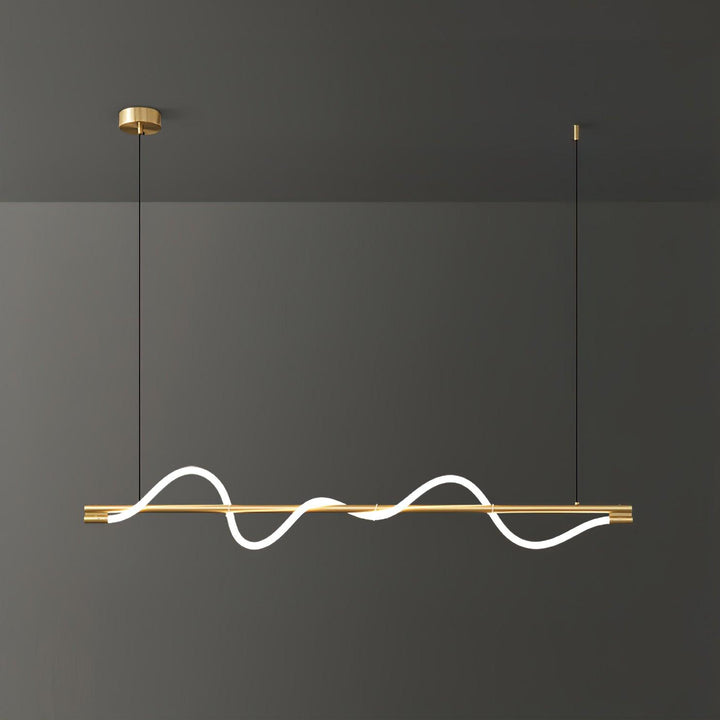 Linear Curve Island Pendant Lamp - Vakkerlight