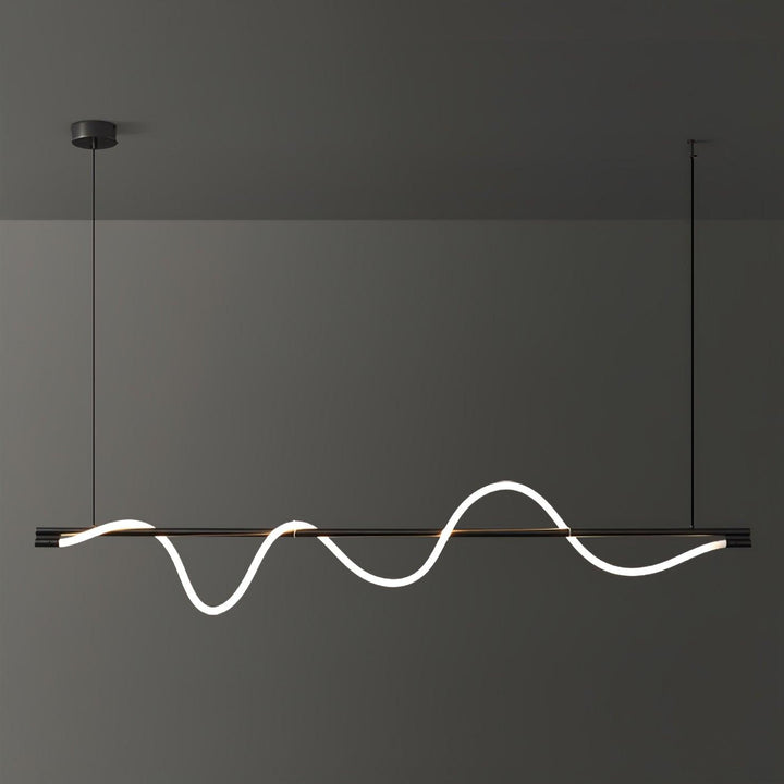 Linear Curve Island Pendant Lamp - Vakkerlight