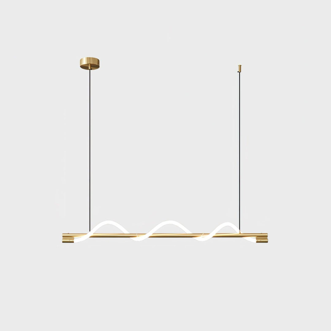 Linear Curve Island Pendant Lamp - Vakkerlight